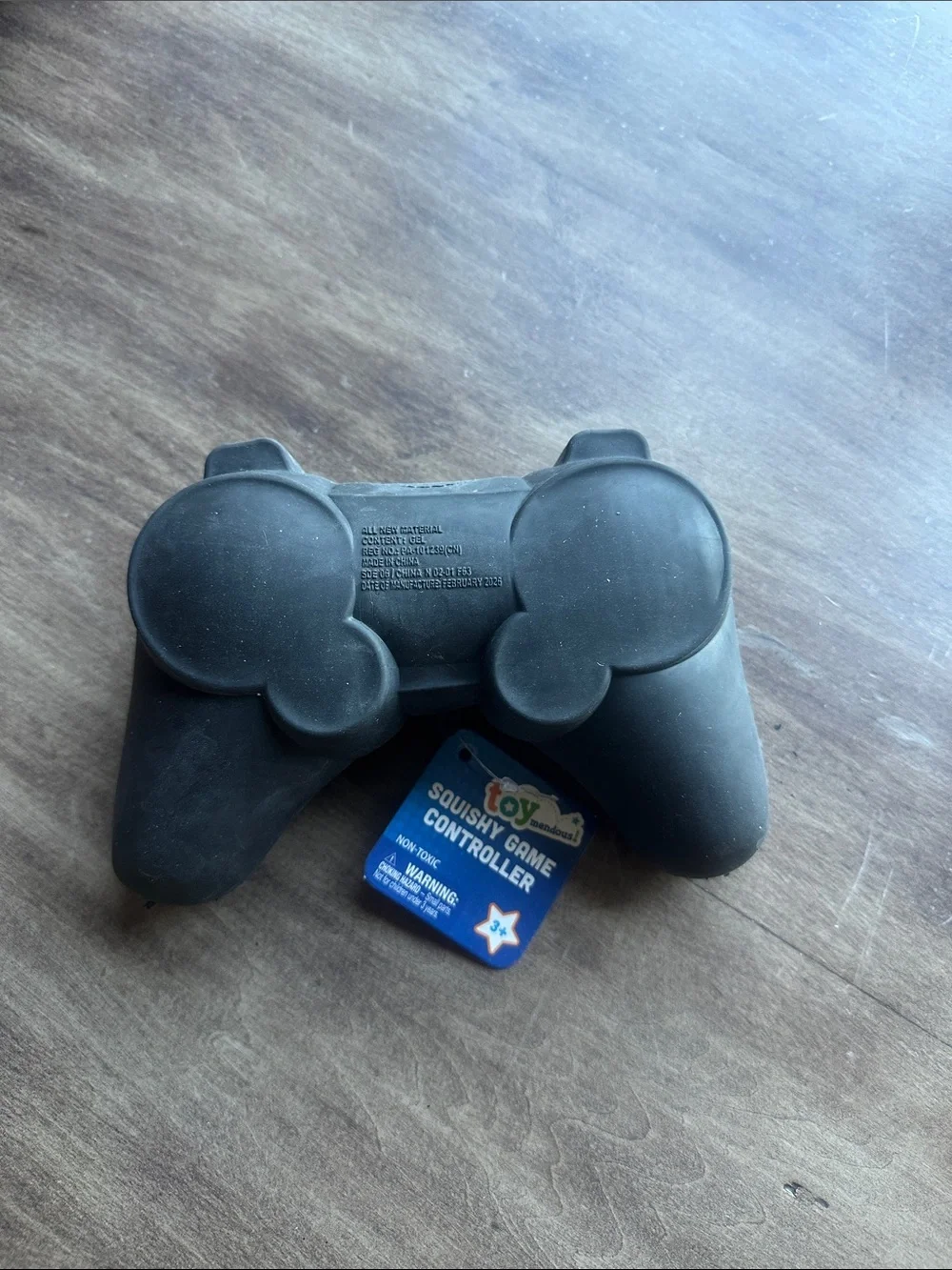 Black Toymendous Squishy Game Controller Toy - NWT